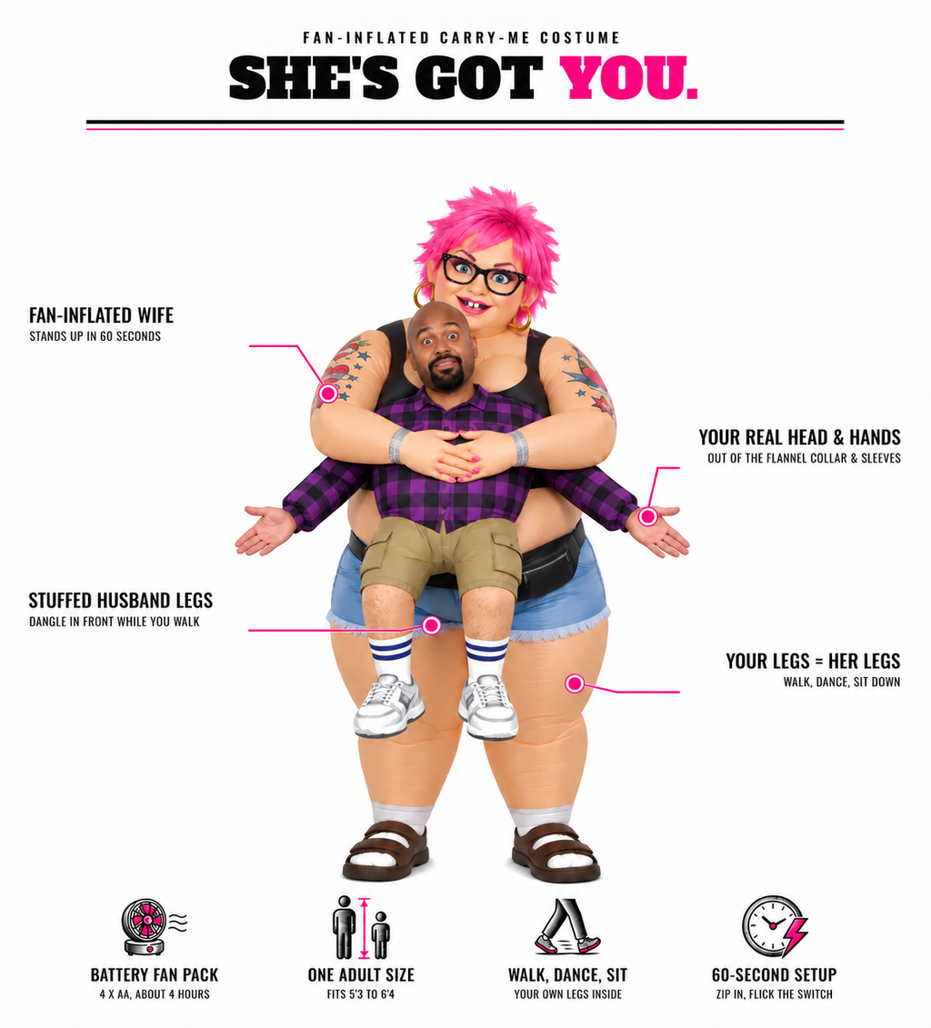 Wifey Support™ Inflatable Costume