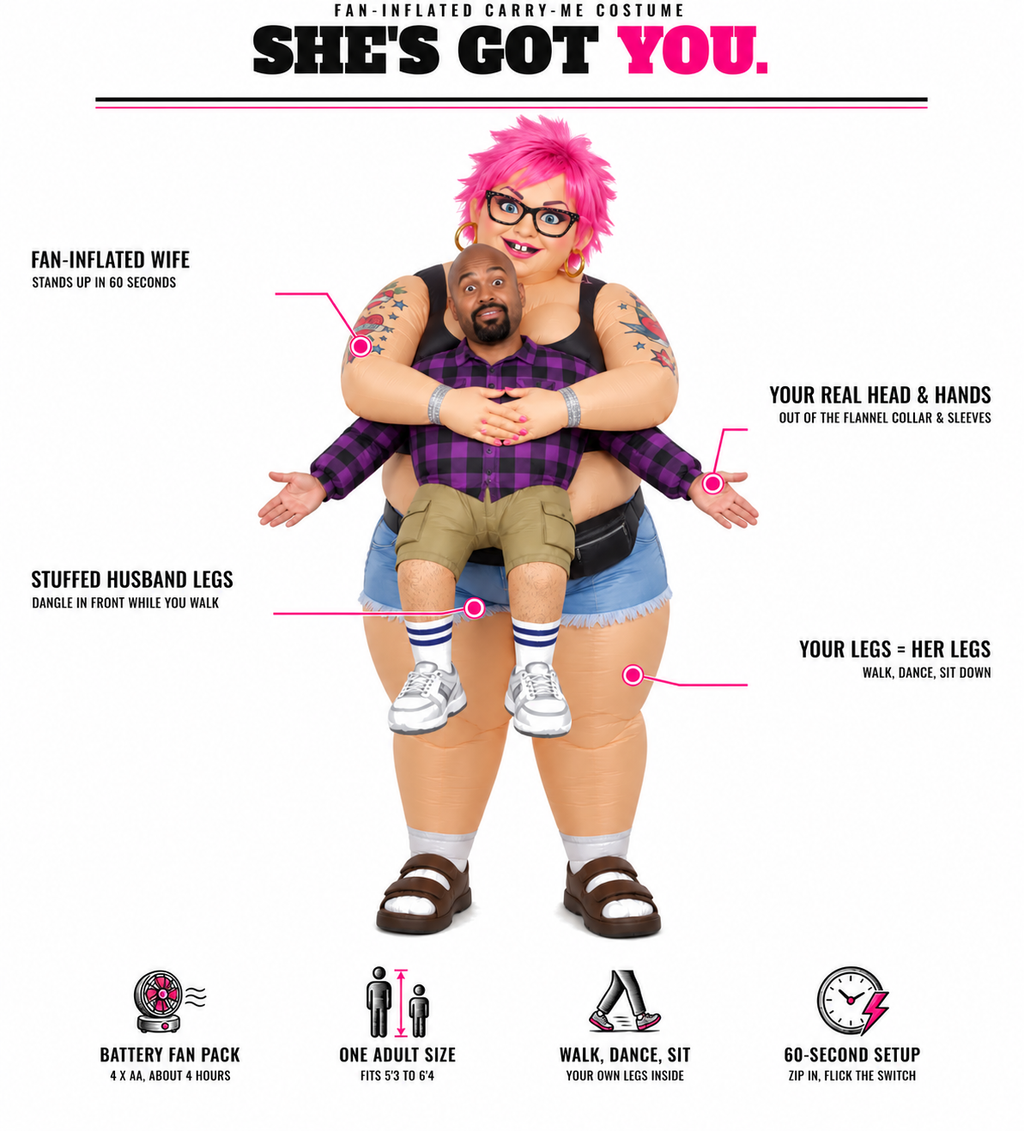 Wifey Support™ Inflatable Costume